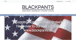 Desktop Screenshot of blackpants.com.au